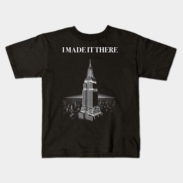 I Made it There Kids T-Shirt by Rabbit Hole Designs